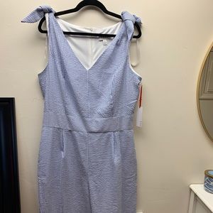 Women's ELLE™ Bow-Shoulder Cropped Jumpsuit